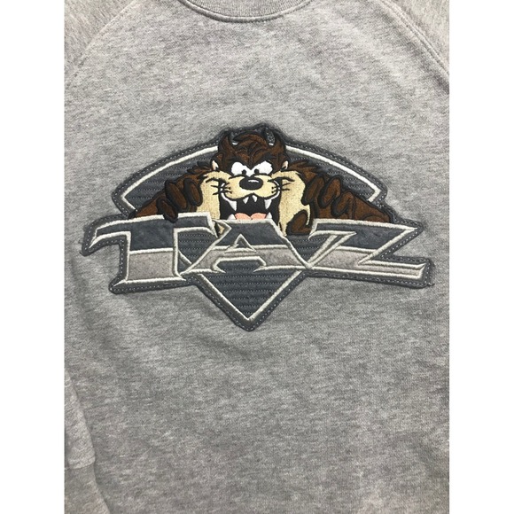 Y2K Vintage Warner Brothers Taz Devil Cartoon Character‎ Graphic Sweatshirt Med. - Picture 2 of 7